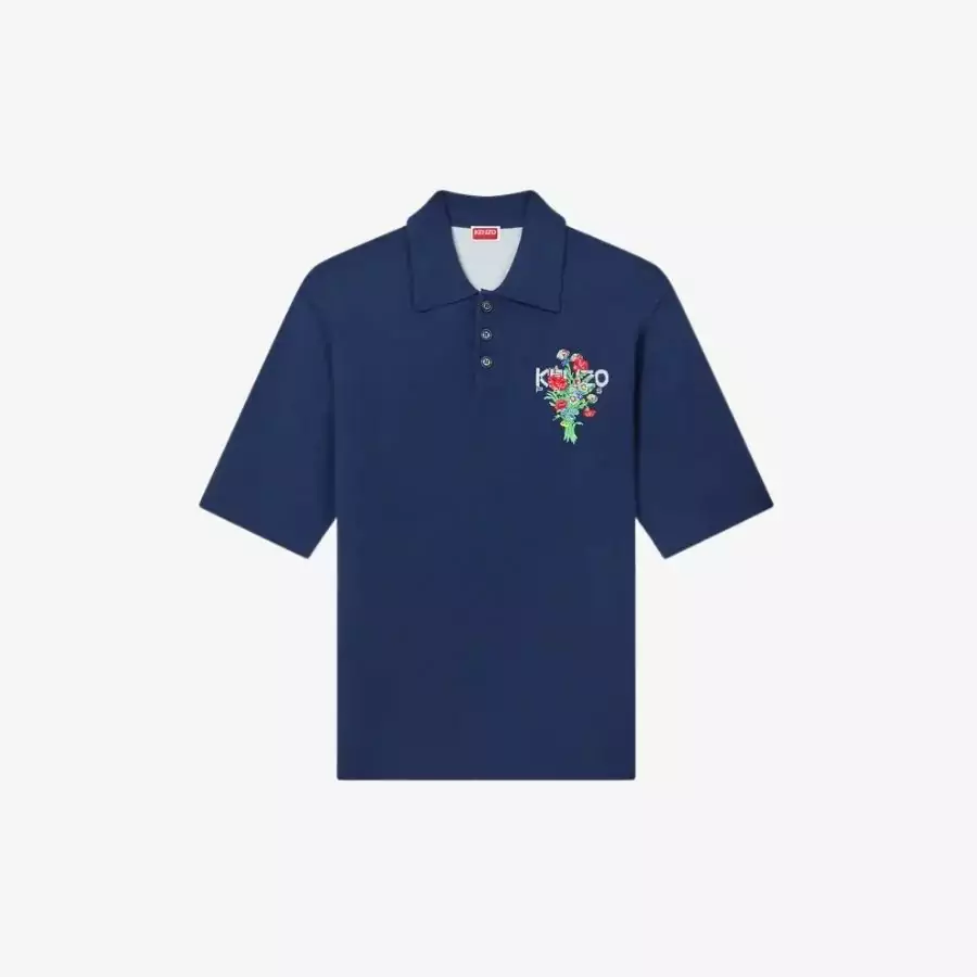 KENZO THU ĐÔNG 2025 12 Áo polo dệt kim KENZO Archive Bouquet