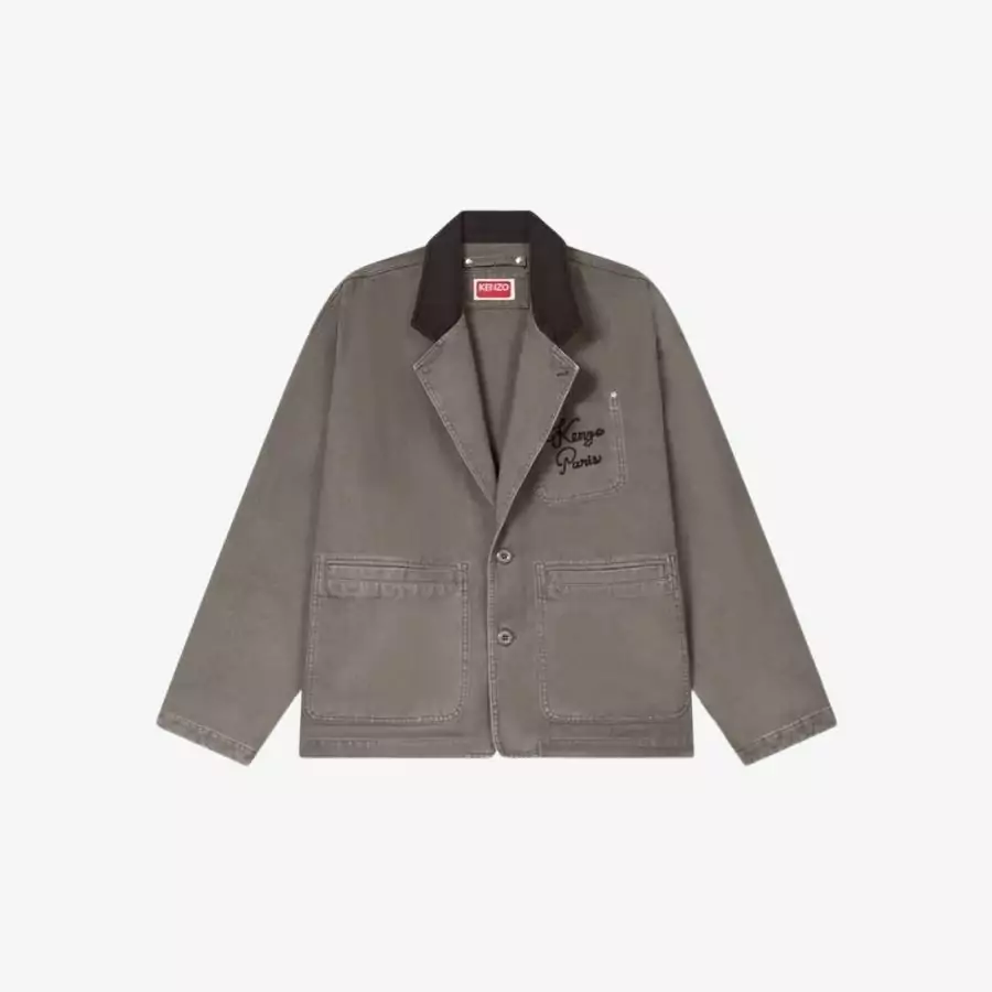 KENZO THU ĐÔNG 2025 36 Áo khoác workwear KENZO Paris Chainstitch