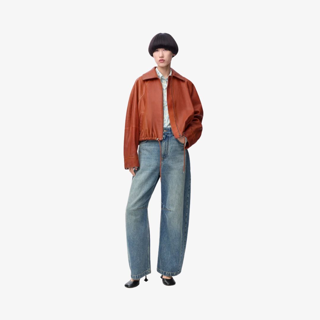 Chiến dịch LOEWE Thu Đông 2025 57 Quần Anagram barrel jeans