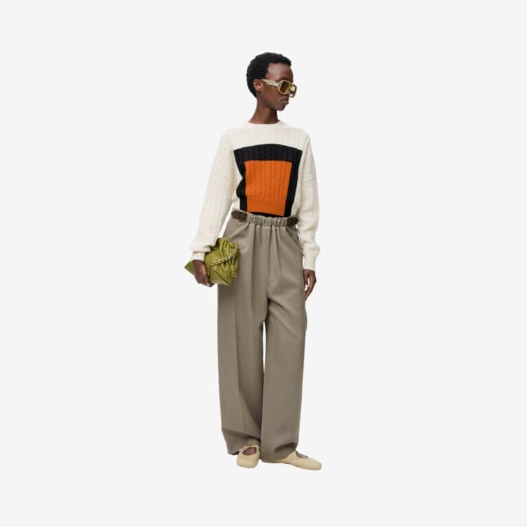 Quần Belted trousers