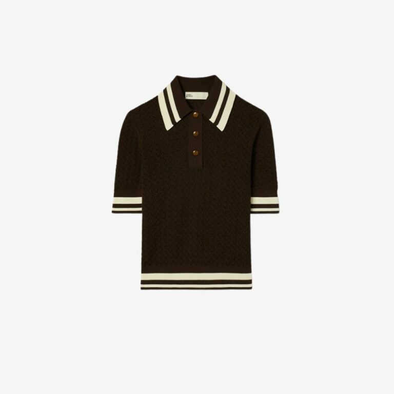 Áo polo Cotton Pointelle