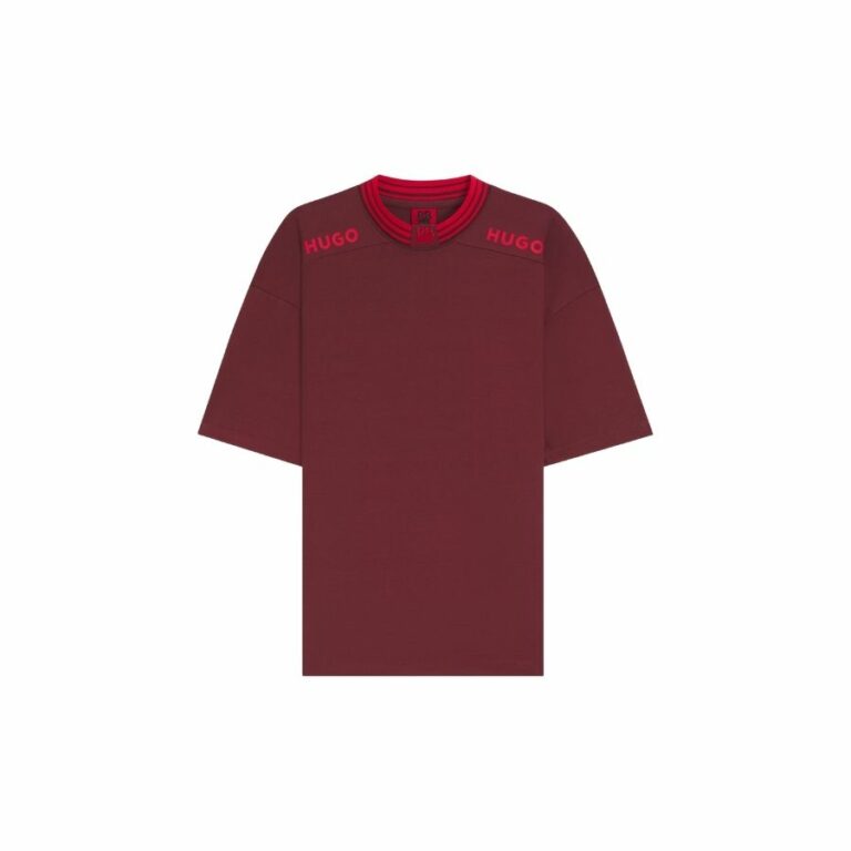Áo thun HUGO x RB viền phối màu