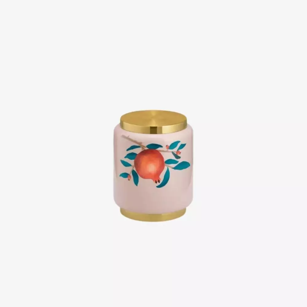 Hộp trà tròn Garnet