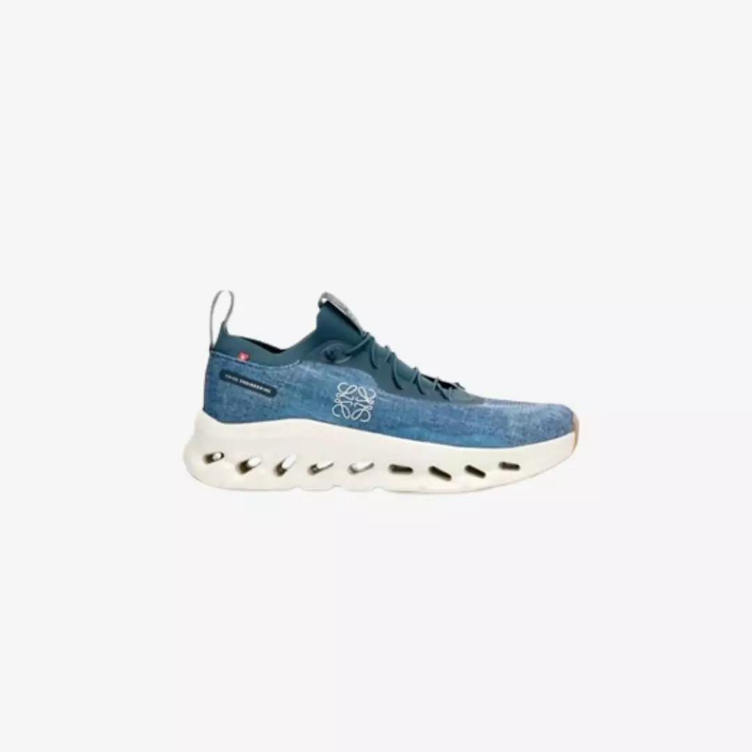 LOEWE x On: Giày Cloudsolo mới 15 Giày Cloudtilt Denim Print