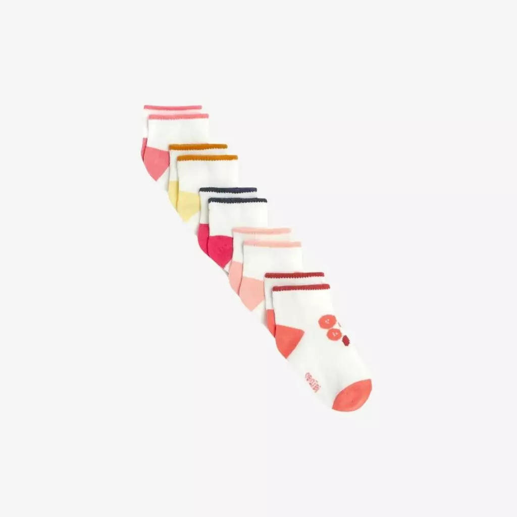 Tất cao cổ in hoa (5 đôi)