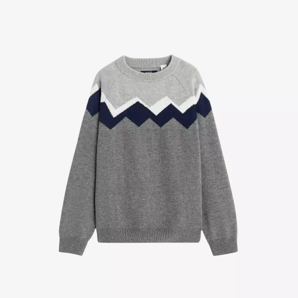 Áo nỉ họa tiết jacquard