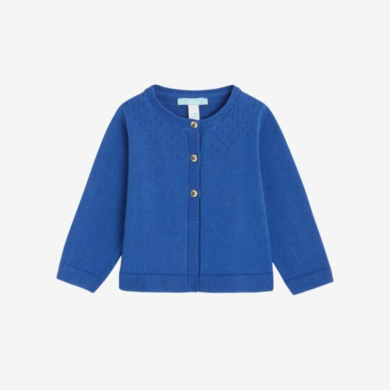 Cardigan đan và cài 3 nút