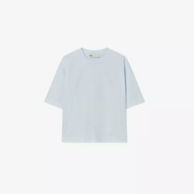 Áo thun cotton thêu logo