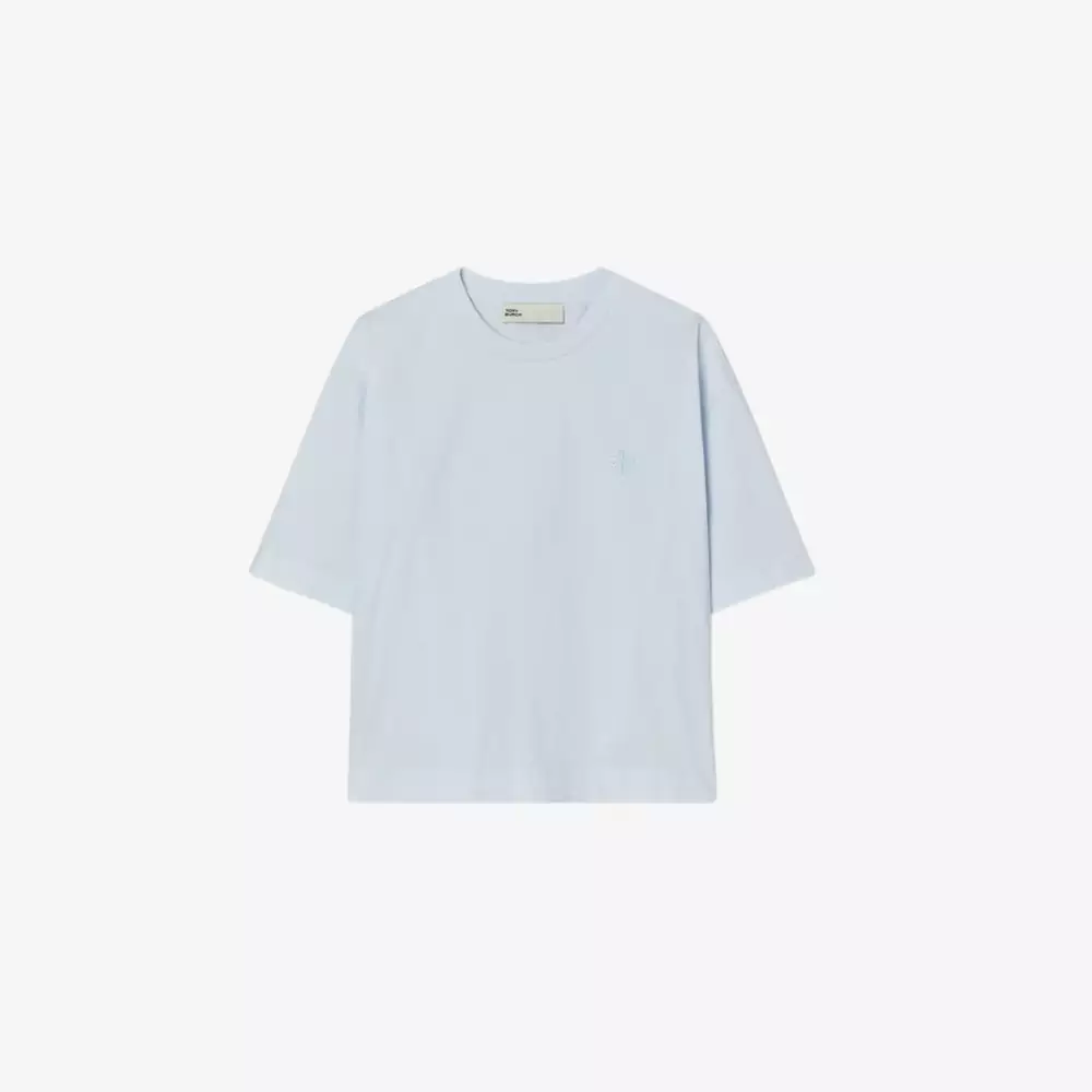 Áo thun cotton thêu logo