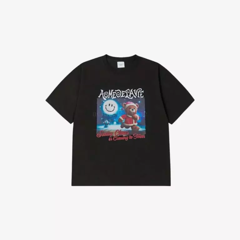 Áo thun tay ngắn running santa bear