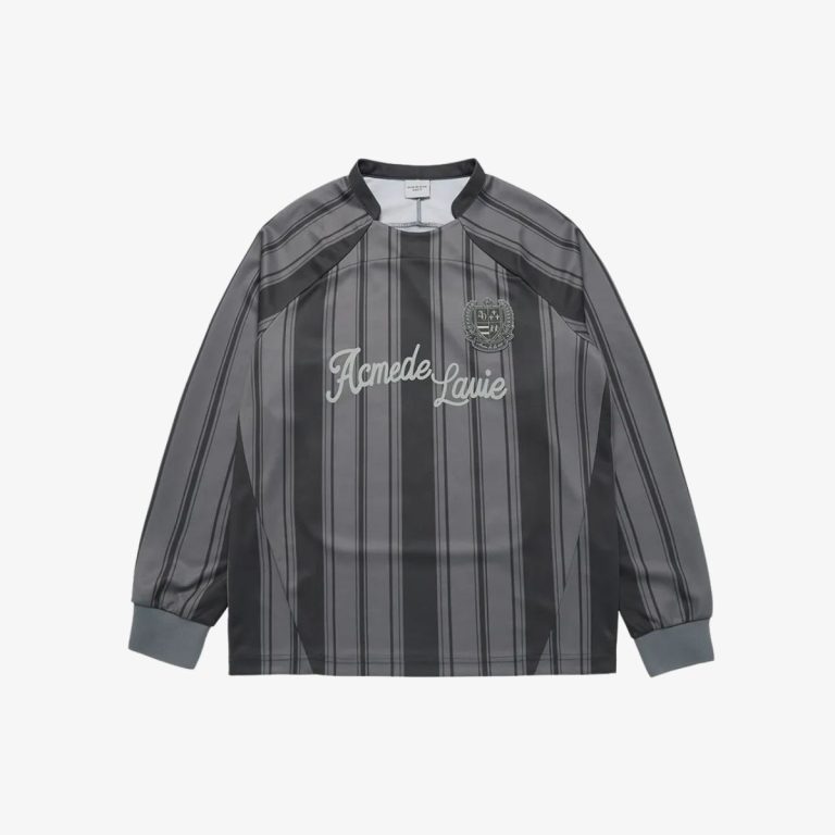 Áo thun tay dài stripe football jersey