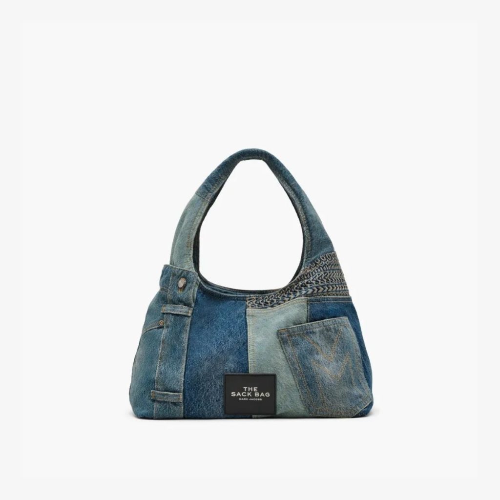 Túi sack deconstructed denim