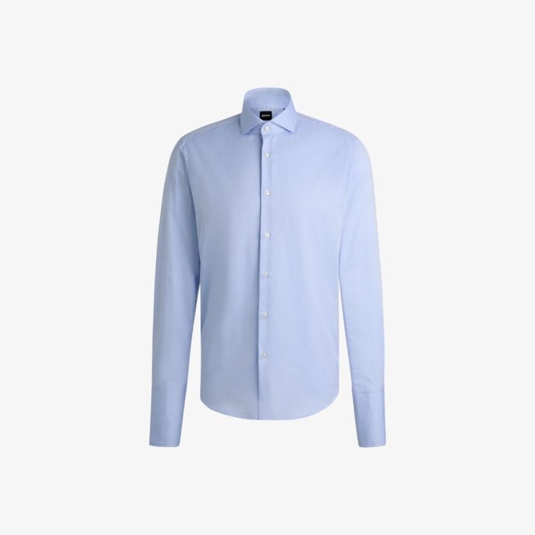 Áo sơ mi dáng regular cổ tay đôi