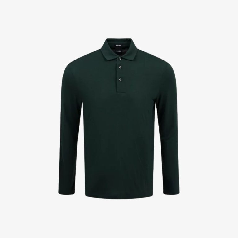 Áo polo tay dài dáng regular