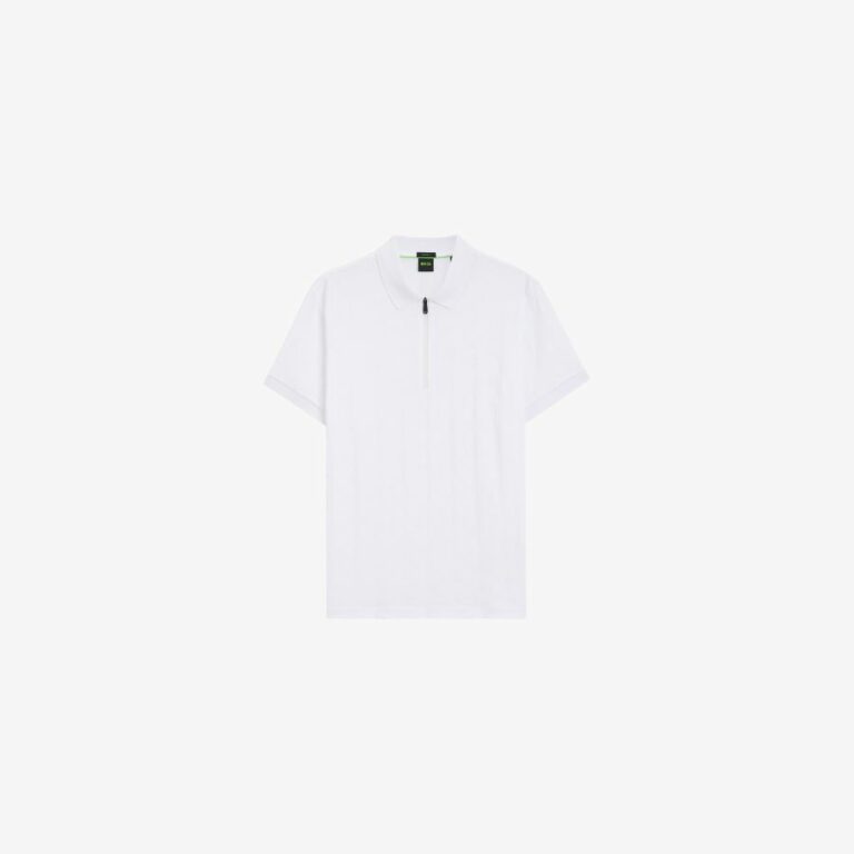 Áo polo cotton họa tiết jacquard