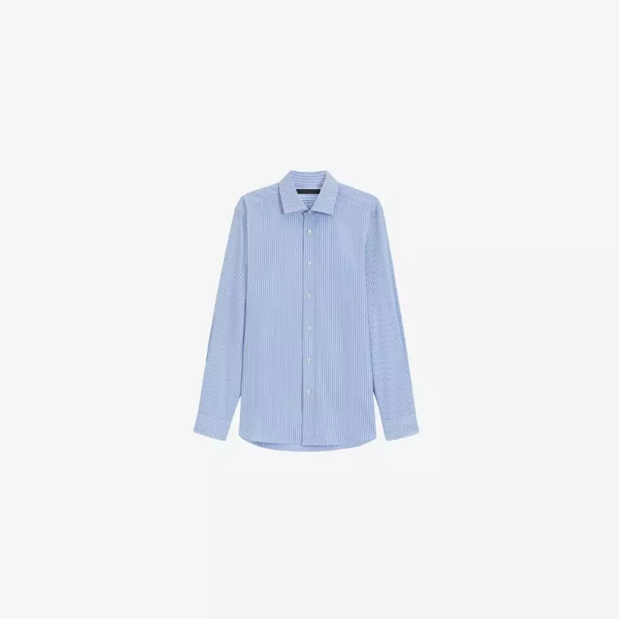 BECKHAM x BOSS Thu/Đông 2025: Khí chất di sản bừng sống lại 9 Áo sơ mi cotton dáng slim BECKHAM x BOSS