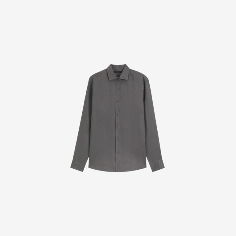 Áo sơ mi linen dáng regular BECKHAM x BOSS