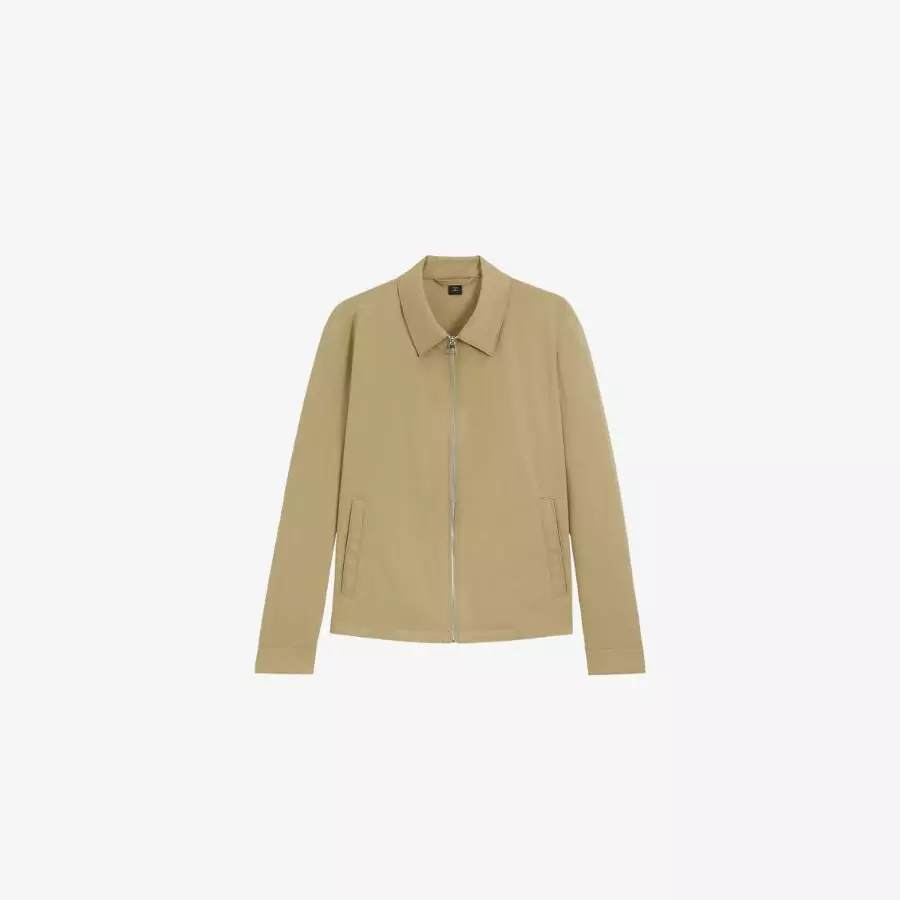 BECKHAM x BOSS Thu/Đông 2025: Khí chất di sản bừng sống lại 6 Áo khoác khóa kéo cotton pha BECKHAM x BOSS