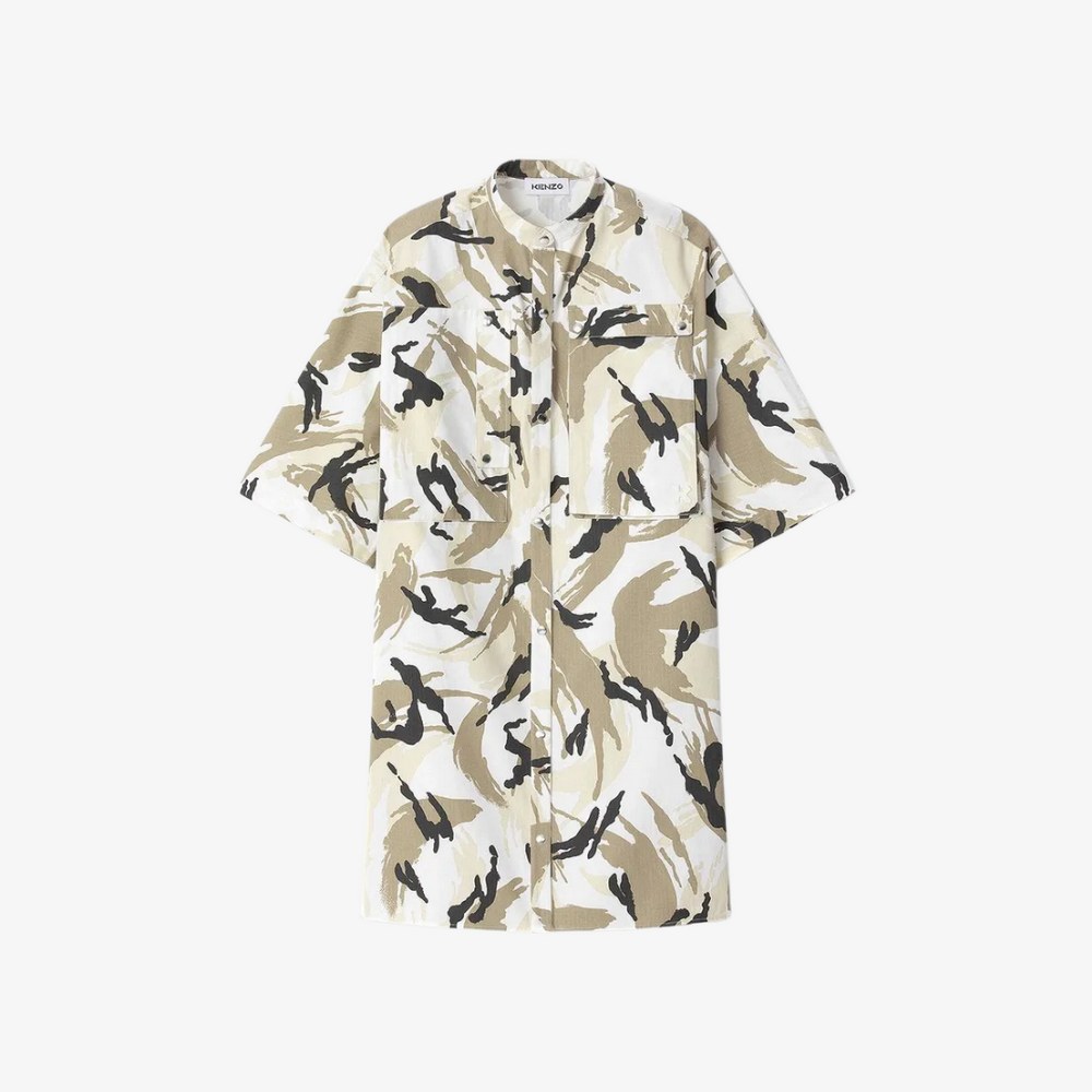 Đầm sơ mi cài nút