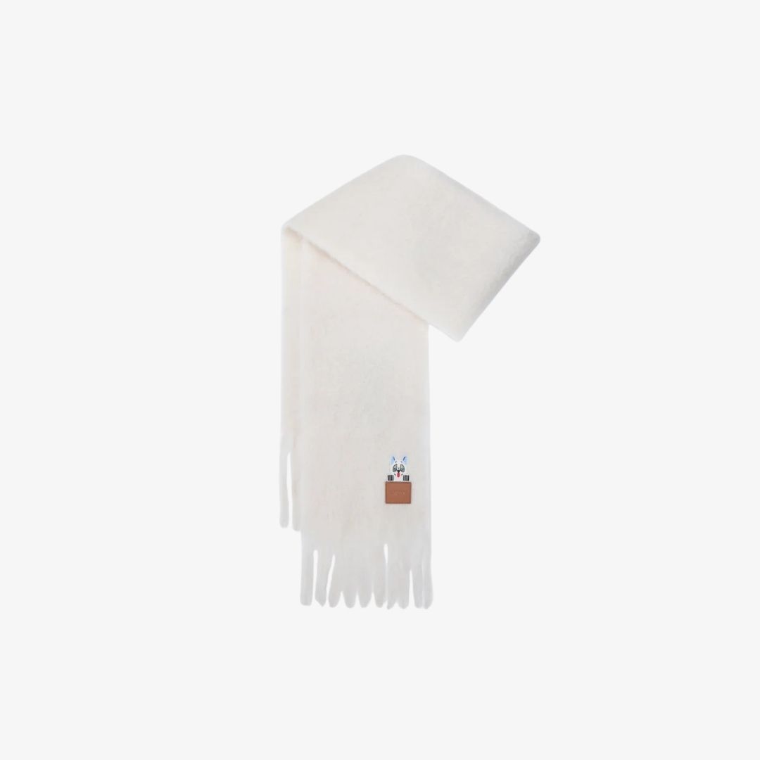 Khăn Scarf in mohair and wool blend