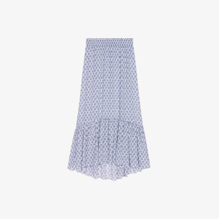 Chân váy dài họa tiết monogram