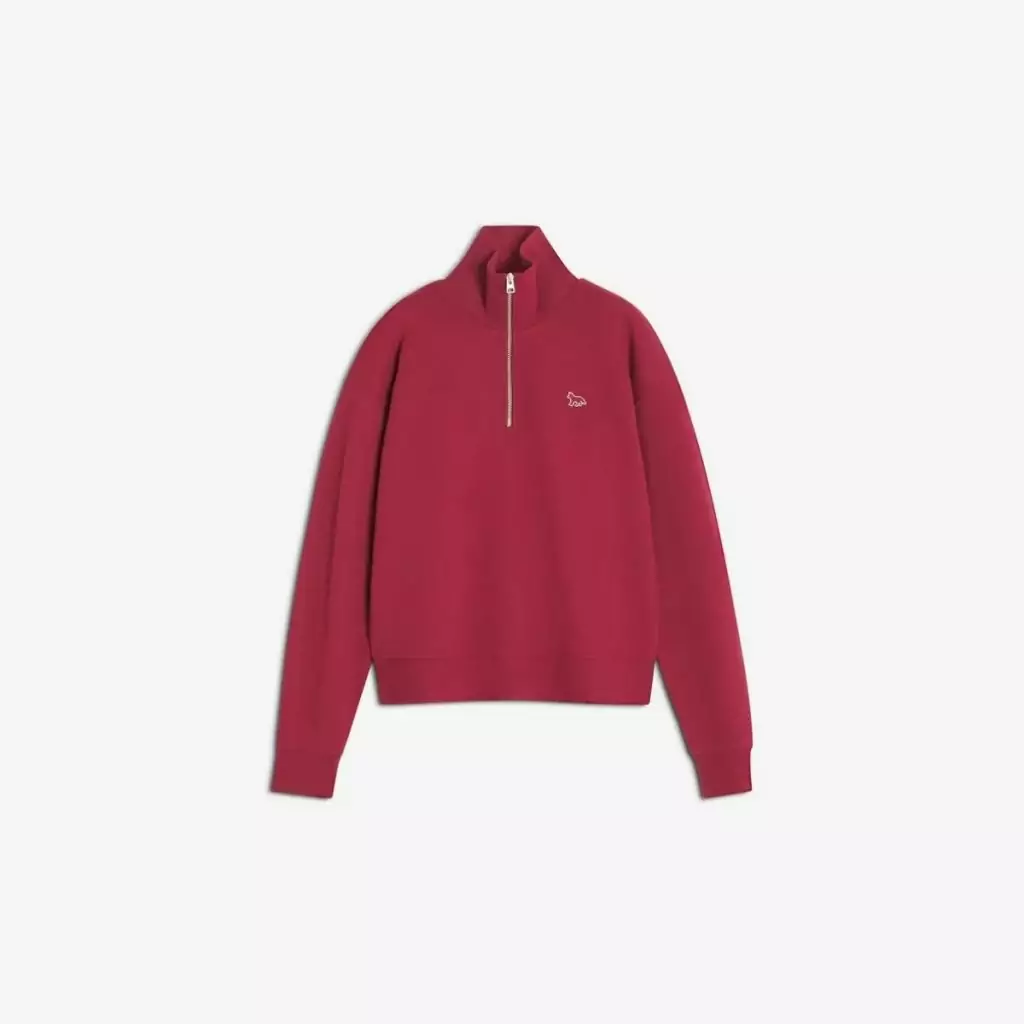 Áo sweatshirt Baby Fox khóa zip