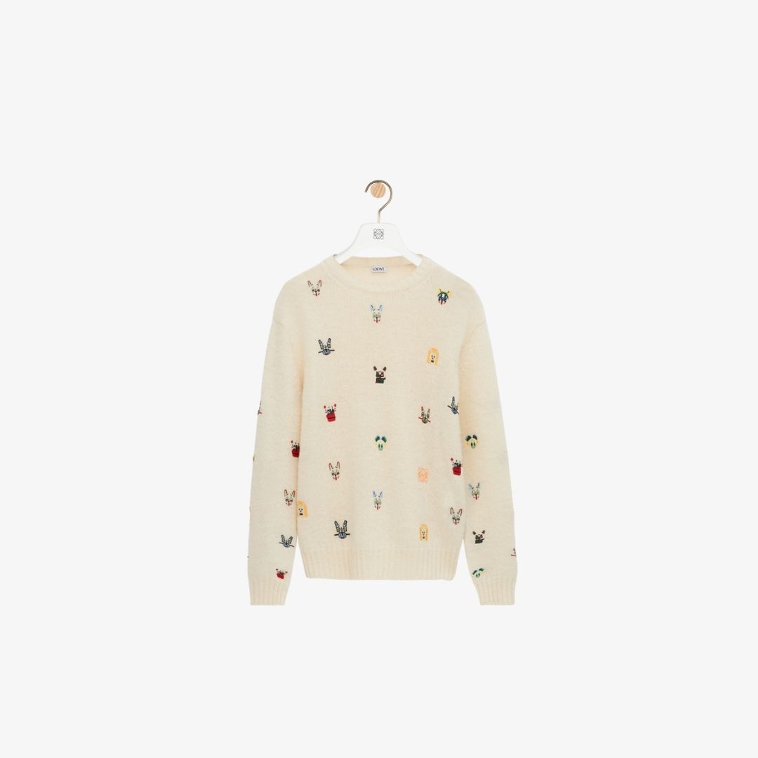 Chiến dịch LOEWE Tiền Xuân/Hè 2026 25 Áo Sweater in Wool