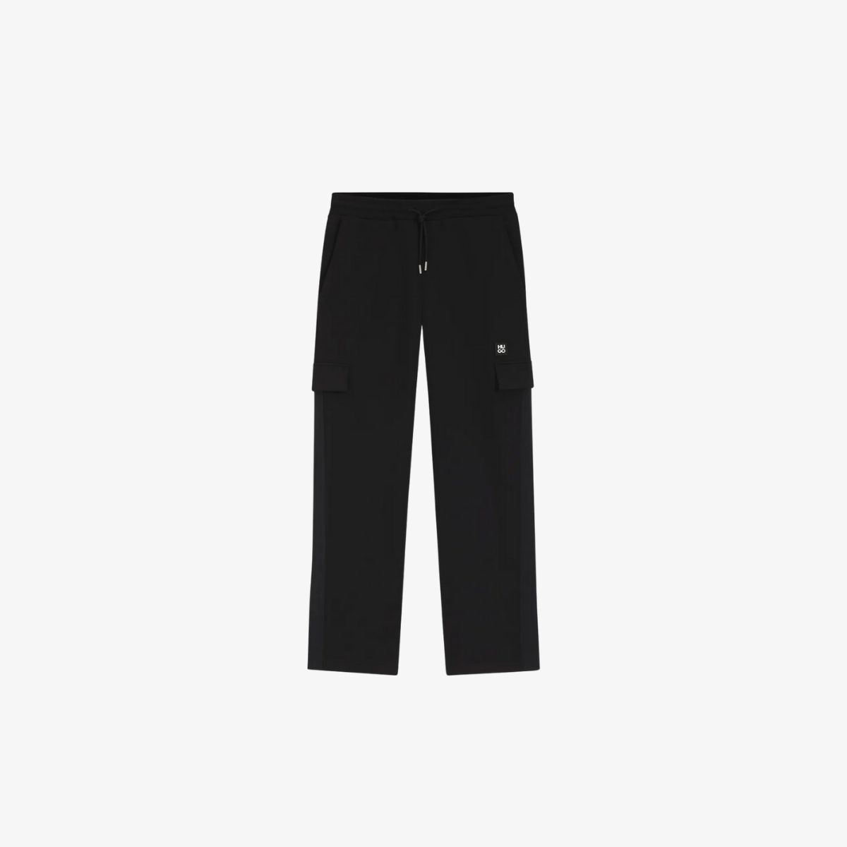 Quần sweatpants pha cotton kèm họa tiết geometric-tape