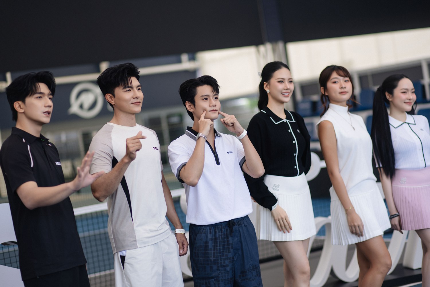 BỘ BA NAM THẦN “MƯA ĐỎ” DIỆN ĐỒ BOSS, SO VỢT TẠI GIẢI ĐẤU PICKLEBALL 15