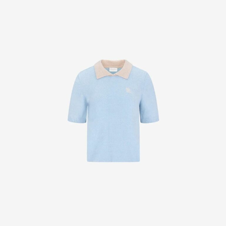 Áo len cropped bông xù