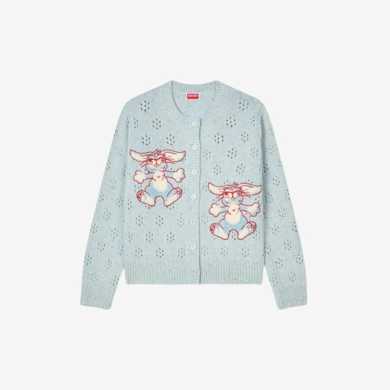 Áo cardigan len thêu họa tiết họa tiết thỏ K@li