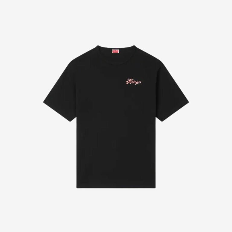 Áo thun phom rộng họa tiết Greetings kẹo bạc hà