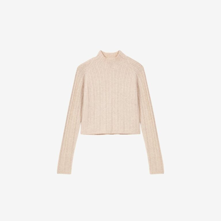 Áo len dệt kim ngắn