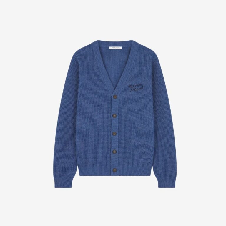 Áo cardigan comfort Maison Kitsune Handwriting