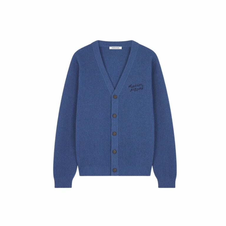 Áo cardigan comfort Maison Kitsune Handwriting