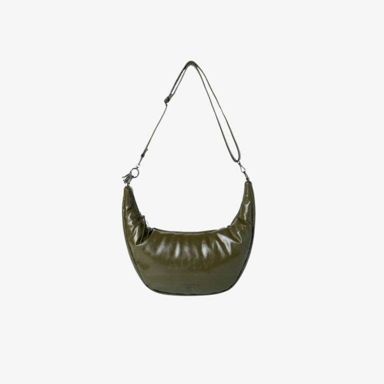 Túi Đeo Chéo Glossy Vegan Leather Basic Logo