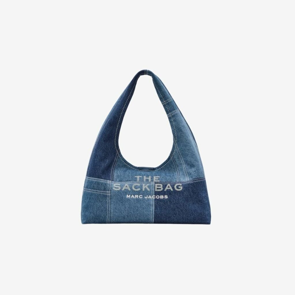 Túi The Suede Patchwork Denim Sack