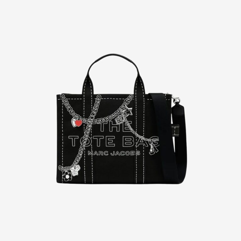 Túi The Trompe L’Oeil Charm Canvas Medium Tote Bag