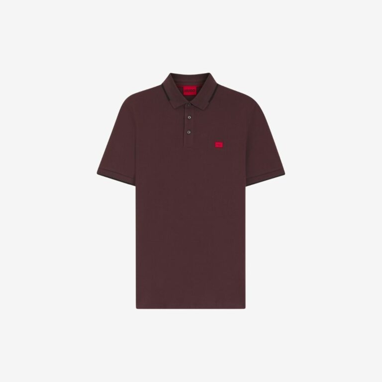 Áo thun polo cotton piqué dáng ôm