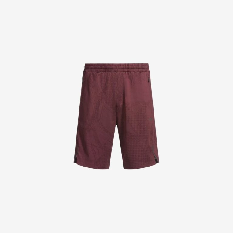 Quần shorts hoạt động họa tiết vải co giãn bốn chiều