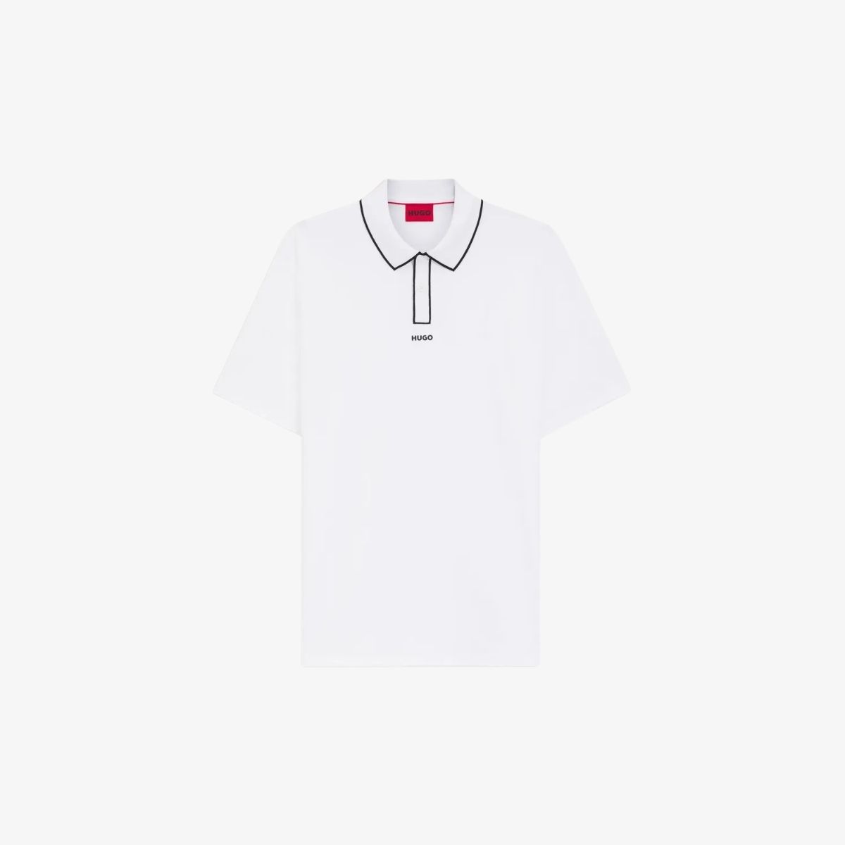 Áo polo chất liệu cotton jersey với viền tương phản