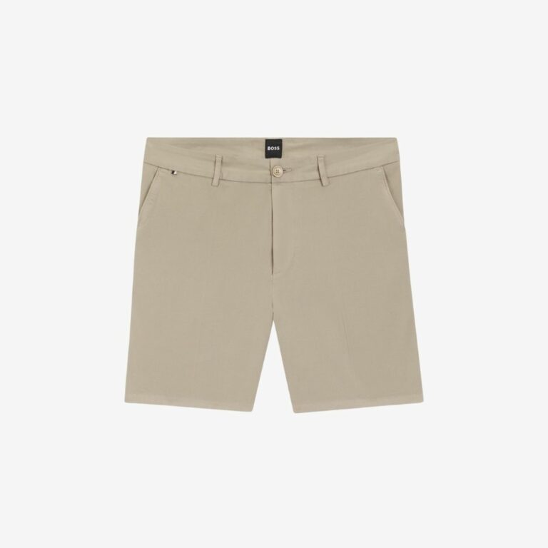 Quần short morden fit vải chéo cotton co giãn