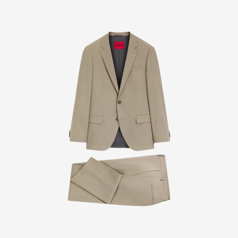 Bộ vest hai mảnh slim-fit, vải co giãn