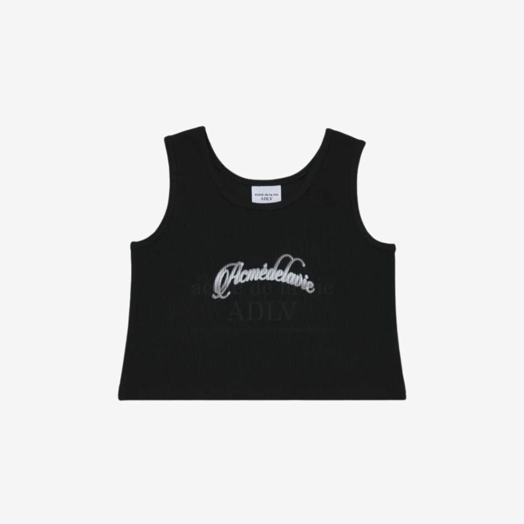 Áo Tank Top Crop ADLV Twinkle Script Logo