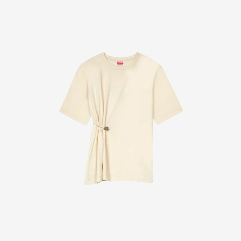 Áo thun cotton băng cài Boke Flower