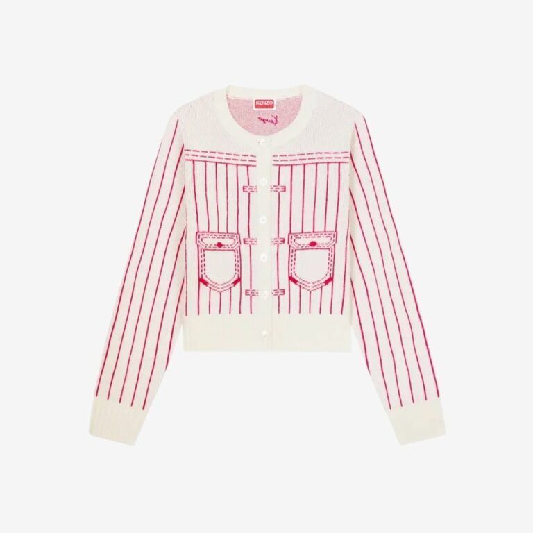 Áo cardigan KENZO Trompe L’œil cotton pha len