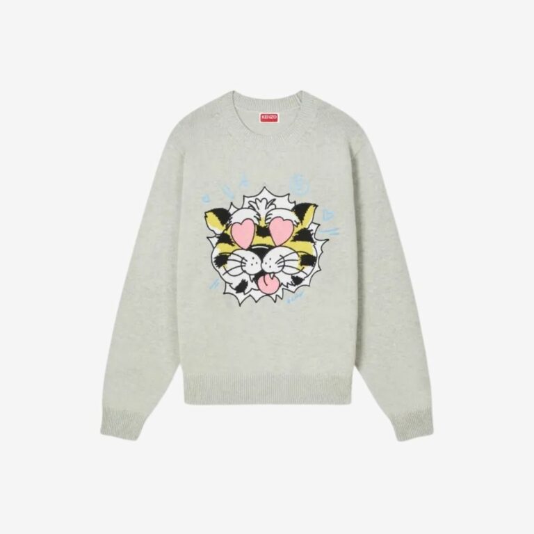 Áo len KENZO Wild Tiger pha cotton & len