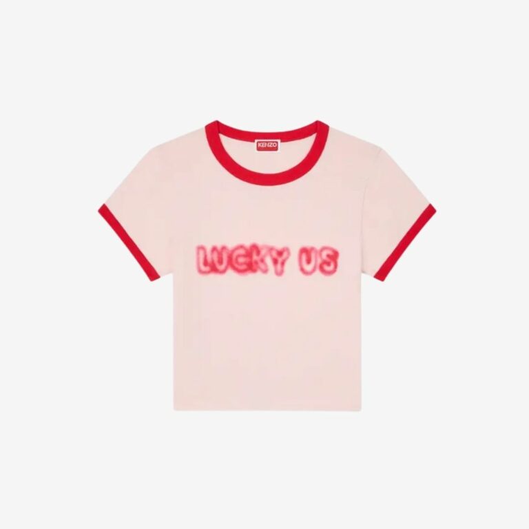 Áo thun cotton dáng lửng KENZO Words