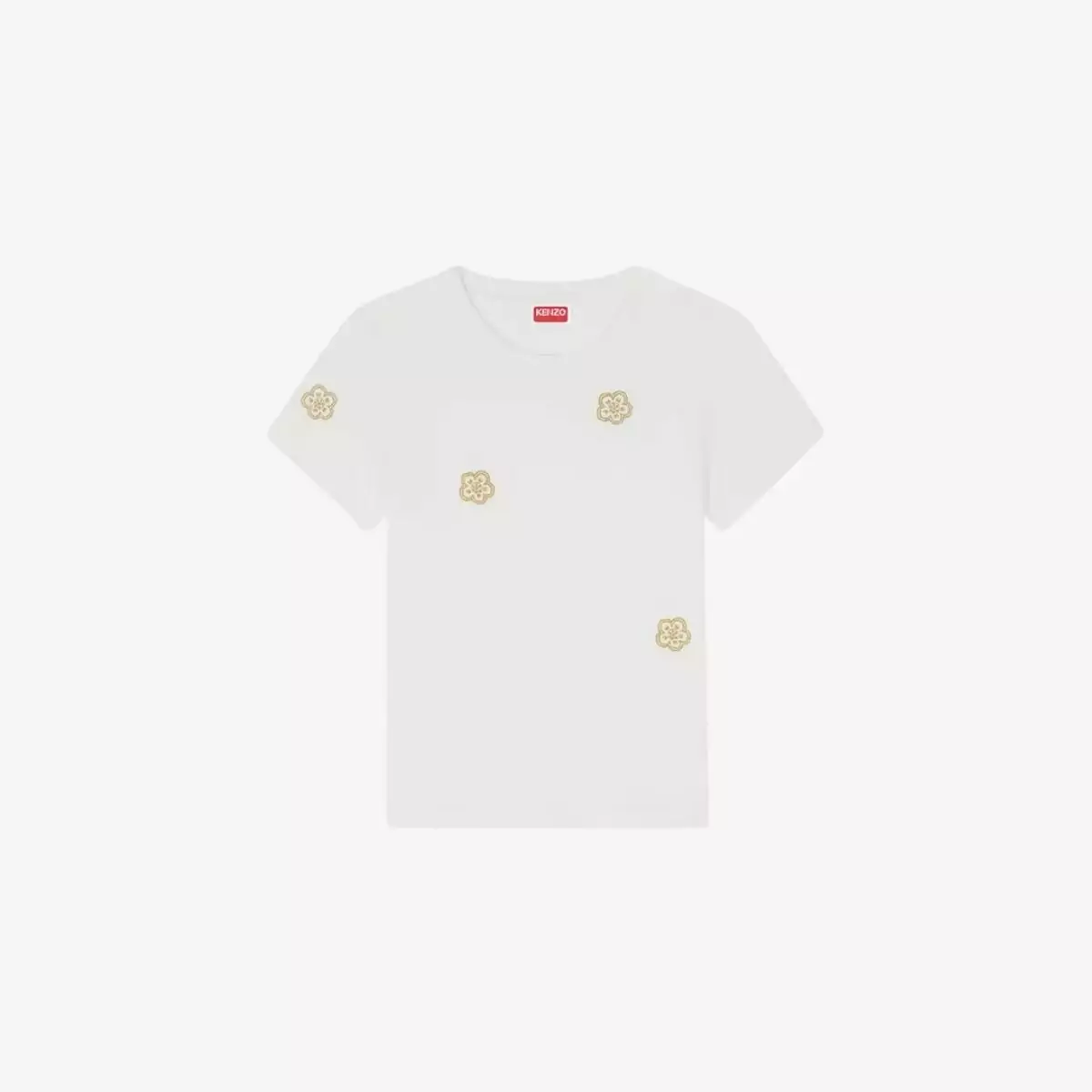 Áo thun cotton thêu nhiều KENZO Boke Flowers