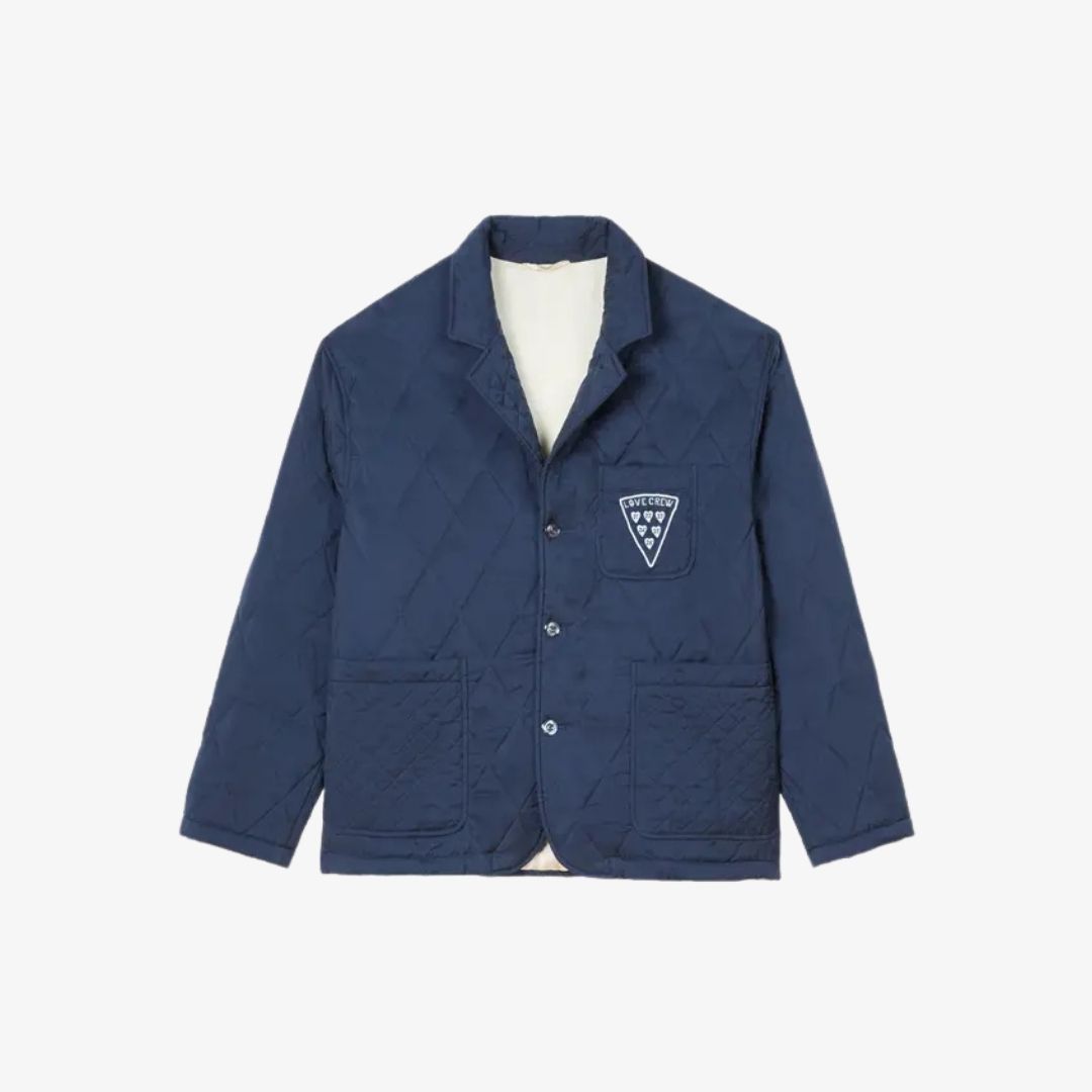 KENZO XUÂN HÈ 2026 3 Áo khoác chần bông KENZO Badges chất liệu cupro